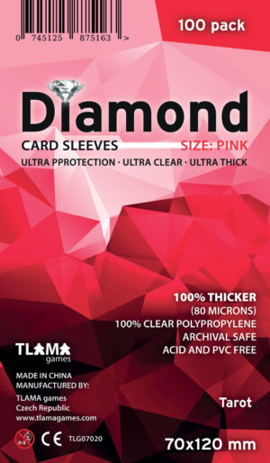 TLAMA games Obaly na karty Diamond Pink: Tarot (70x120 mm)