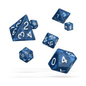 Oakie Doakie RPG 7-Dice Set - Blue Marble (English; NM)