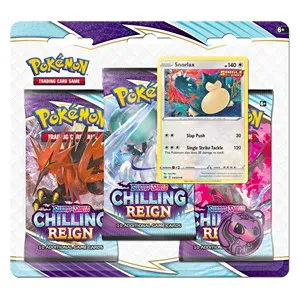 Chilling Reign 3-Pack Blister Snorlax (English; NM)