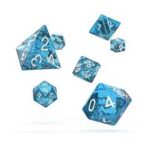 Oakie Doakie RPG 7-Dice Set - Light Blue Speckled (English; NM)