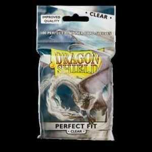 100 Dragon Shield Perfect Fit Sleeves - Clear (English; NM)