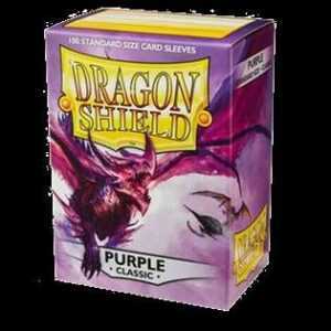 100 Dragon Shield Sleeves - Purple (English; NM)