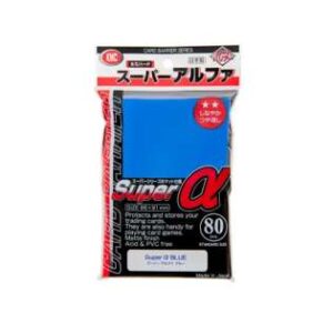 80 KMC Super Alpha Sleeves - Blue Matte (English; NM)