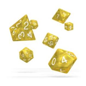 Oakie Doakie RPG 7-Dice Set - Yellow Marble (English; NM)