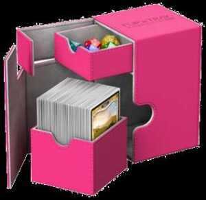 Ultimate Guard Flip'n'Tray Deck Case 100+ (Pink) (English; NM)