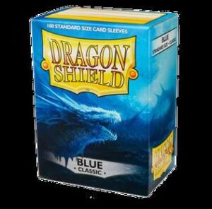 100 Dragon Shield Sleeves - Blue (English; NM)