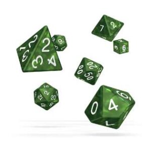 Oakie Doakie RPG 7-Dice Set - Green Marble (English; NM)