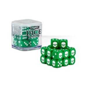 Citadel 12mm D6 Dice Cube - Green (English; NM)