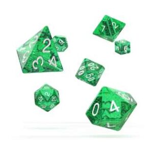 Oakie Doakie RPG 7-Dice Set - Green Speckled (English; NM)