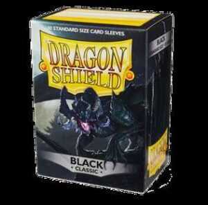 100 Dragon Shield Sleeves - Black (English; NM)