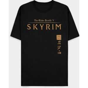 Tričko Skyrim - 10th Anniversary Metallic Front and Back S