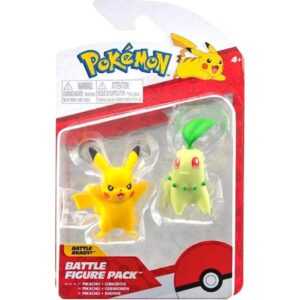 Set figurek (2ks) - Pokémon: Chikorita & Pikachu