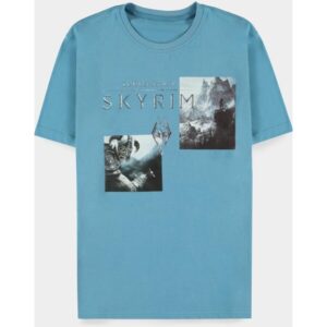 Tričko Skyrim - 10th Anniversary (Blue) L