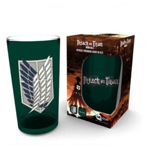 Sklenice Attack on Titan - Scout Symbol 400 ml