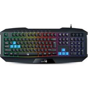 Genius GX GAMING Scorpion K215 RGB herní drátová klávesnice černá CZ/SK