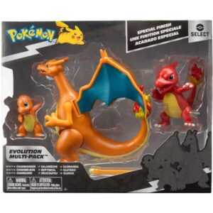 Figurky Pokémon Select Action 3-Pack Evolution Charmander