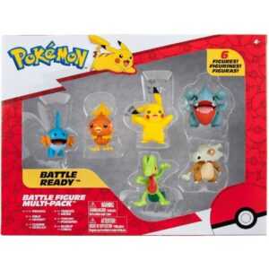 Figurky Pokémon Battle Set Figure 6-Pack Treecko