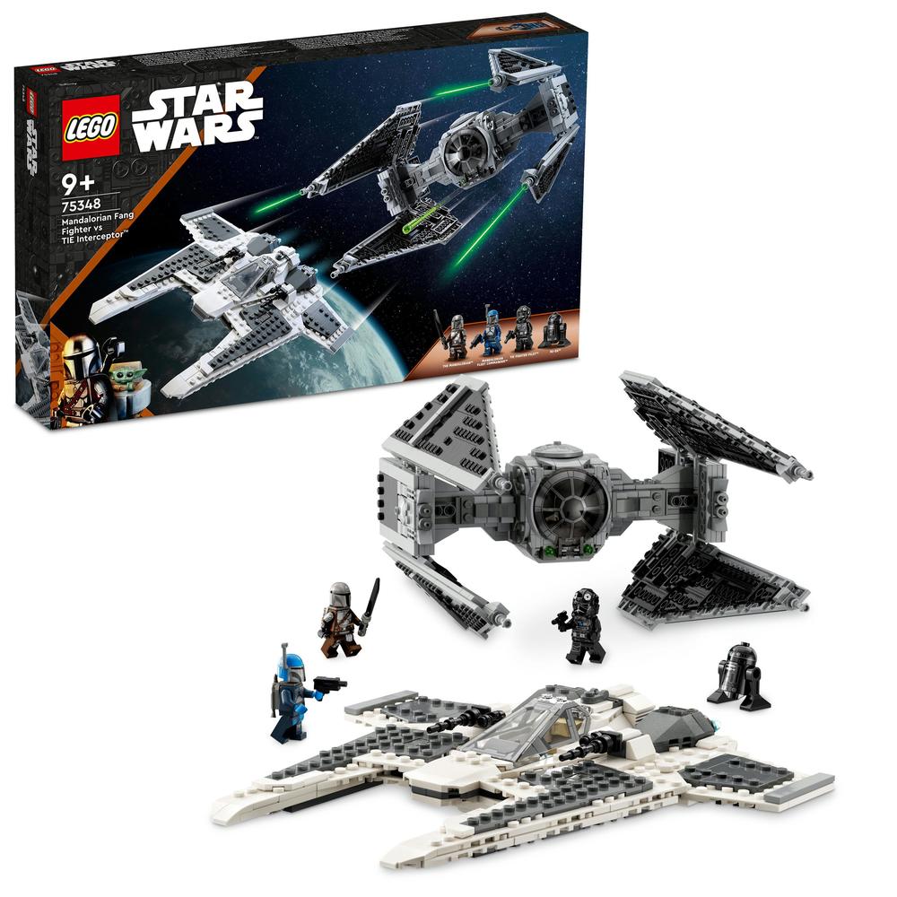 LEGO® Mandalorianská stíhačka třídy Fang proti TIE Interceptoru 75348