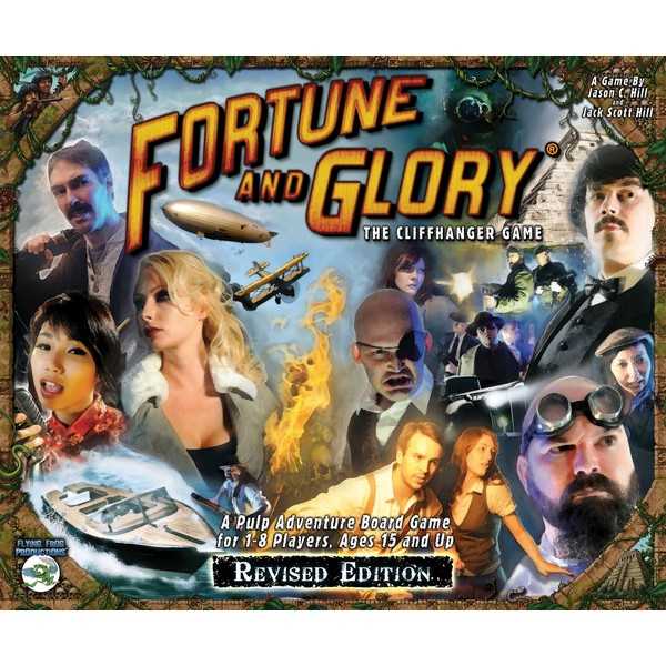 Flying Frog Productions Fortune and Glory: The Cliffhanger Game Revised Edition