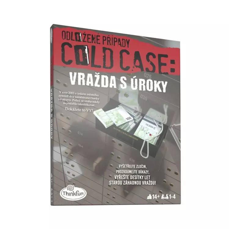 Ravensburger ThinkFun Odložené případy: Vražda s úroky