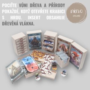 Junta Gloomhaven: Lví chřtán - INSERT do hry Barva: Deluxe dřevo