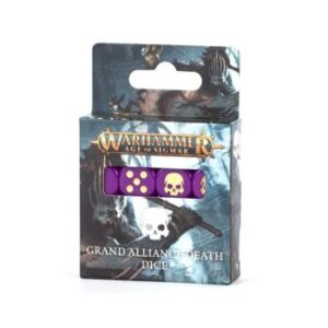 Warhammer AoS - Kostky: Grand Alliance Death (16x kusů)